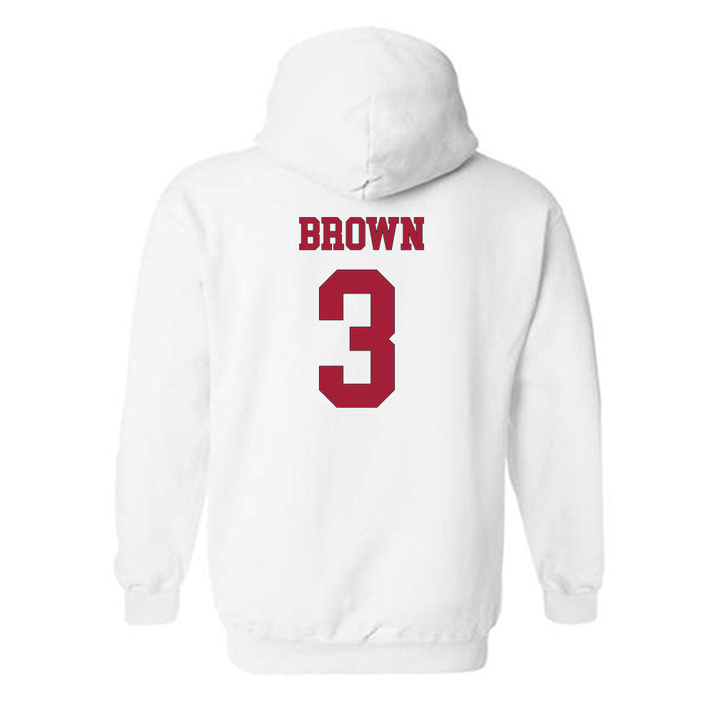 Alabama - NCAA Women's Soccer : Avery Brown - Replica Shersey Hooded Sweatshirt-1