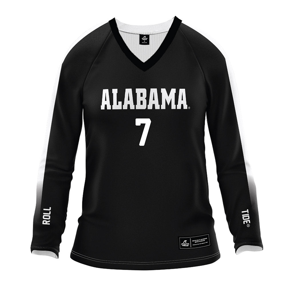 Alabama - NCAA Women's Volleyball : Ellery Rees - Black Volleyball Jersey