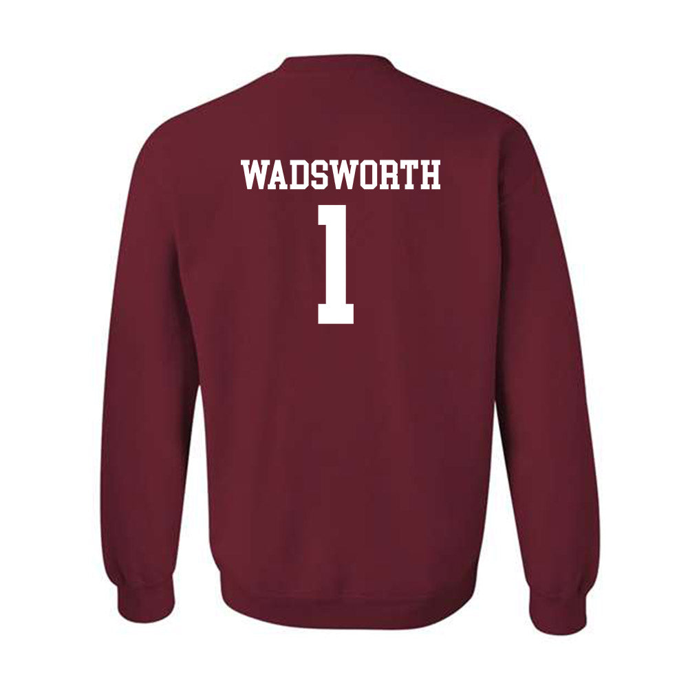 Alabama - NCAA Men's Basketball : Kari Wadsworth - Sports Shersey Crewneck Sweatshirt-1