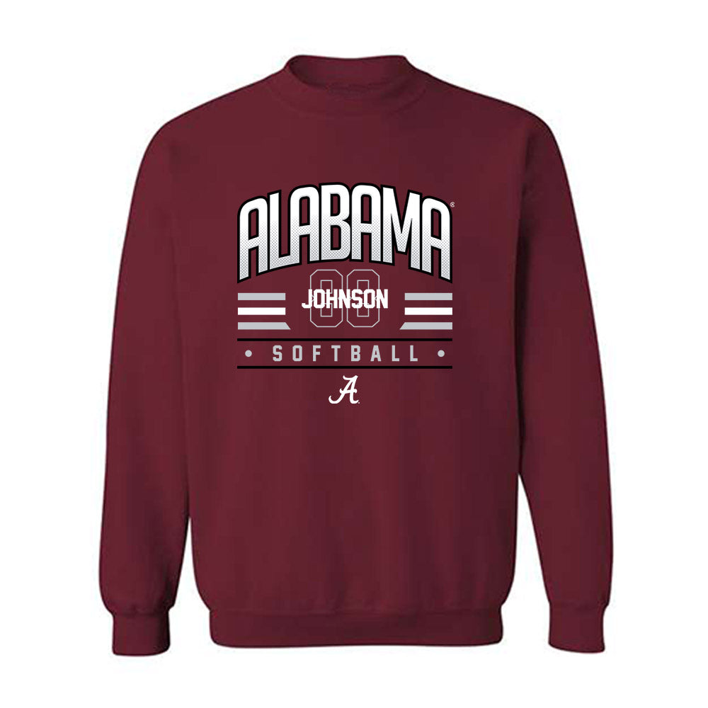 Alabama - NCAA Softball : Lauren Johnson - Classic Fashion Shersey Crewneck Sweatshirt-1