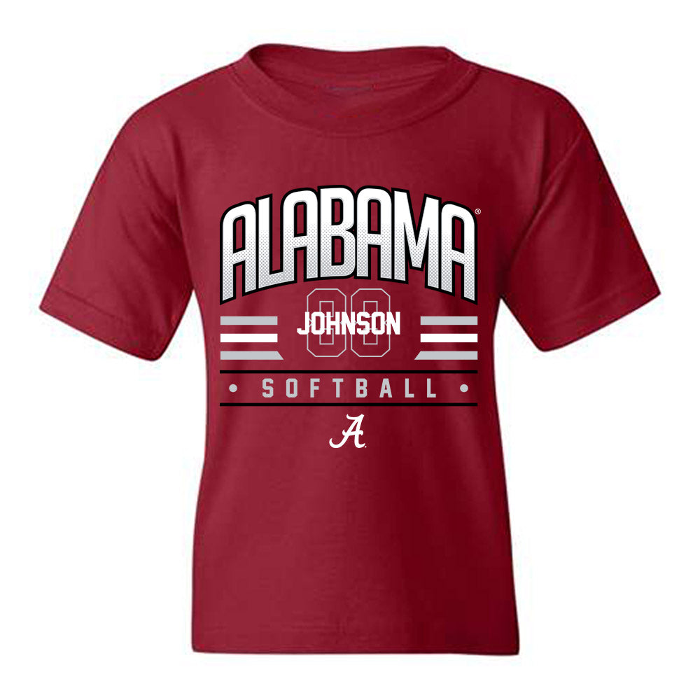 Alabama - NCAA Softball : Lauren Johnson - Classic Fashion Shersey Youth T-Shirt-1