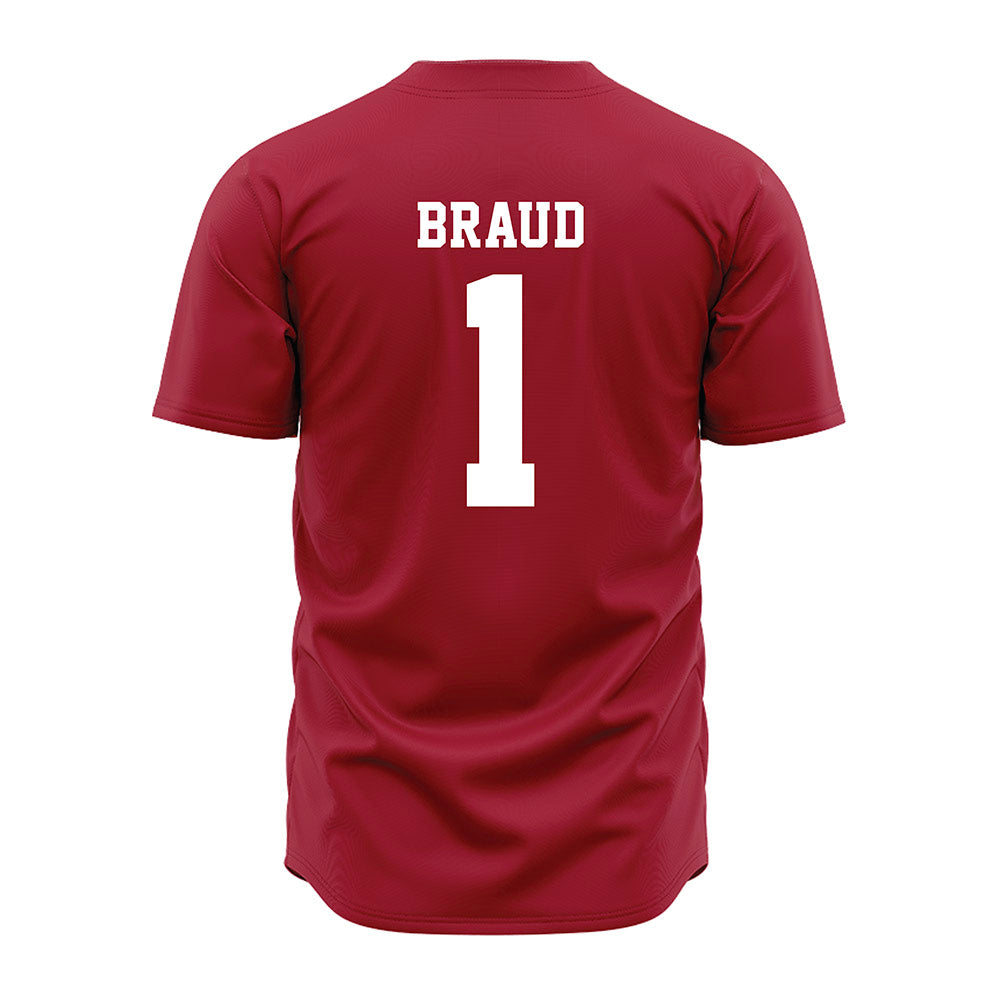 Alabama - NCAA Softball : Kayla Braud - Red Jersey