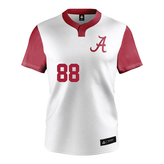 Alabama - NCAA Softball : Lauren Johnson - White Jersey-0