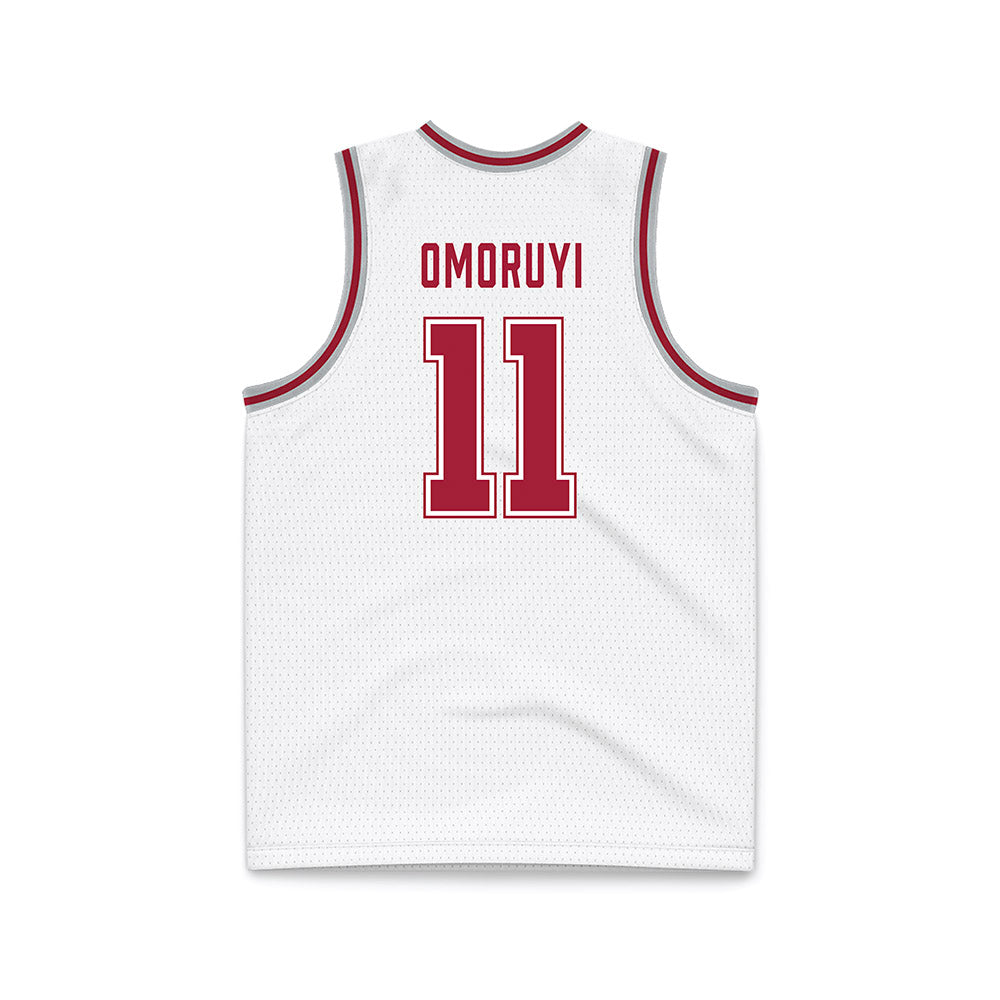Alabama - NCAA Men's Basketball : Clifford Omoruyi - White Basketball Jersey