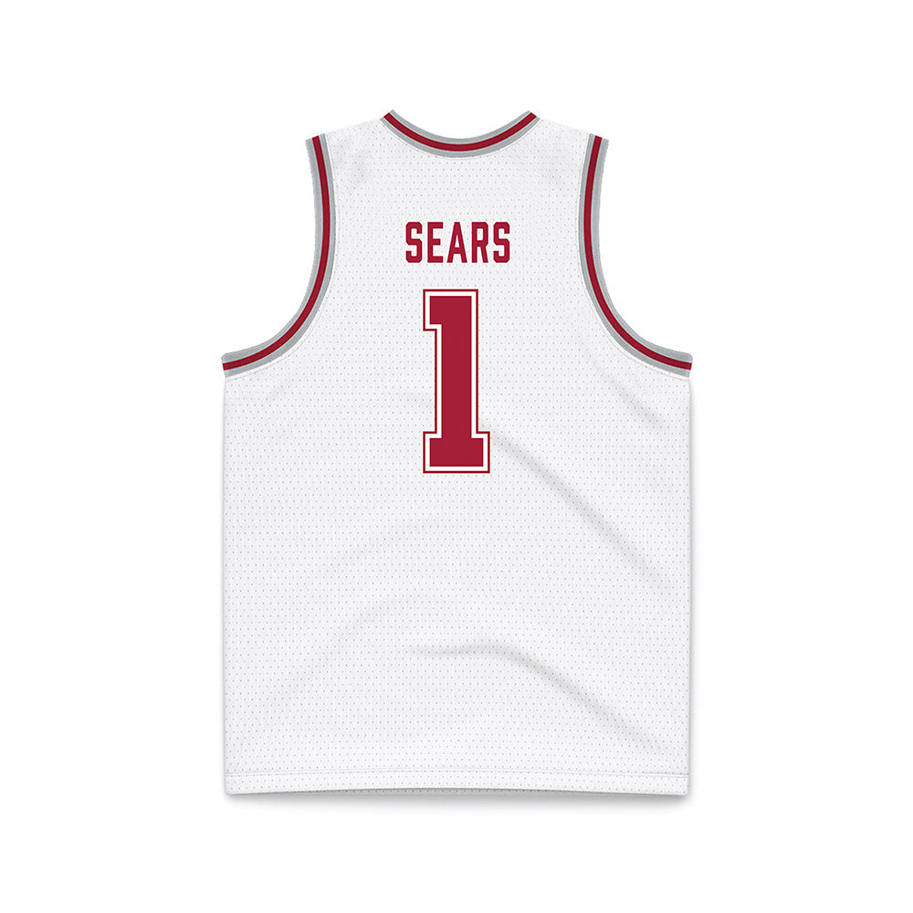 Alabama - NCAA Men's Basketball : Mark Sears - White Basketball Jersey