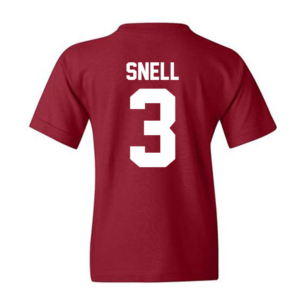 Alabama - NCAA Baseball : Kade Snell - Classic Shersey Youth T-Shirt-1