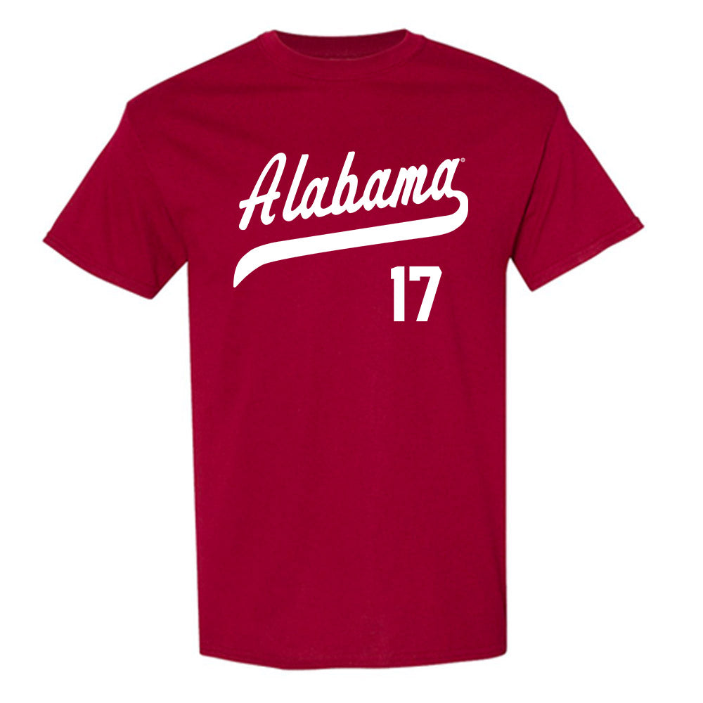 Alabama - NCAA Baseball : Will Plattner - Classic Shersey T-Shirt-0