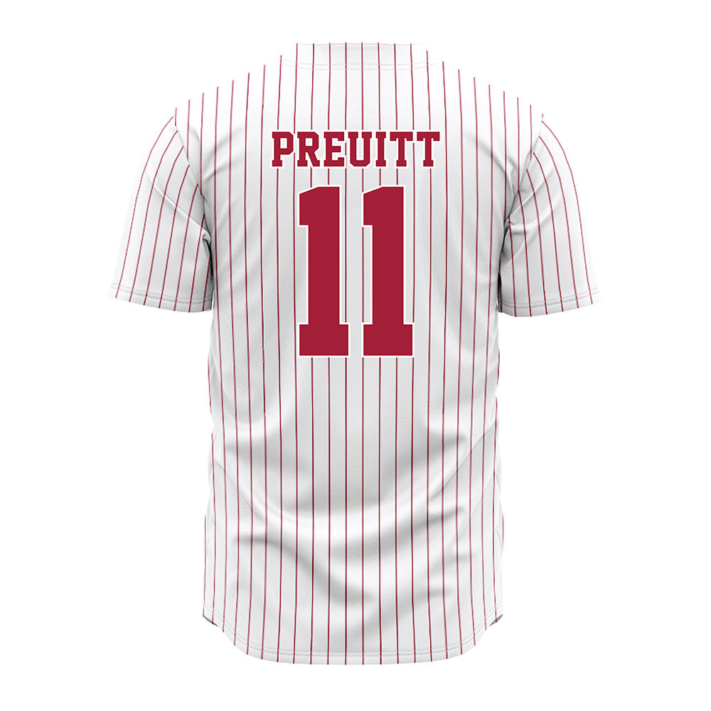 Alabama - NCAA Softball : Larissa Preuitt - Pinstripe Jersey