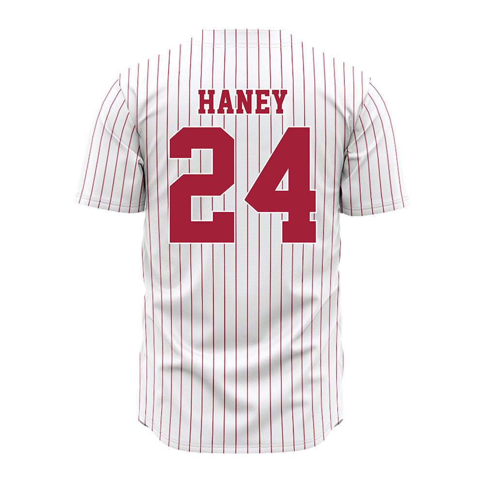 Alabama - NCAA Softball : KJ Haney - Pinstripe Jersey