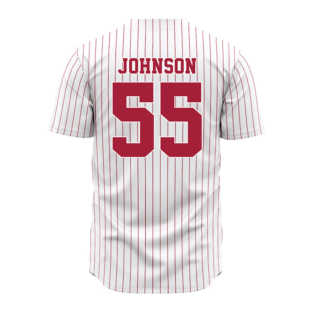Alabama - NCAA Softball : Alea Johnson - Pinstripe Jersey