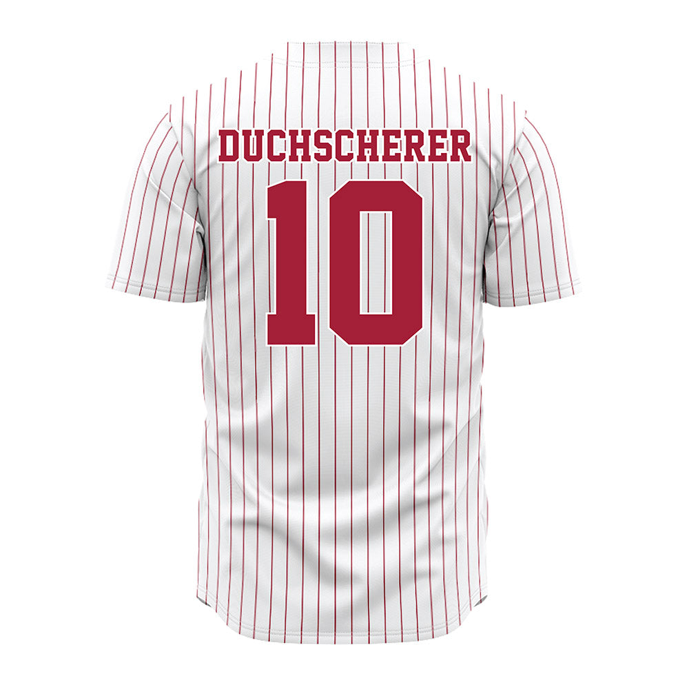 Alabama - NCAA Softball : Abby Duchscherer - Pinstripe Jersey