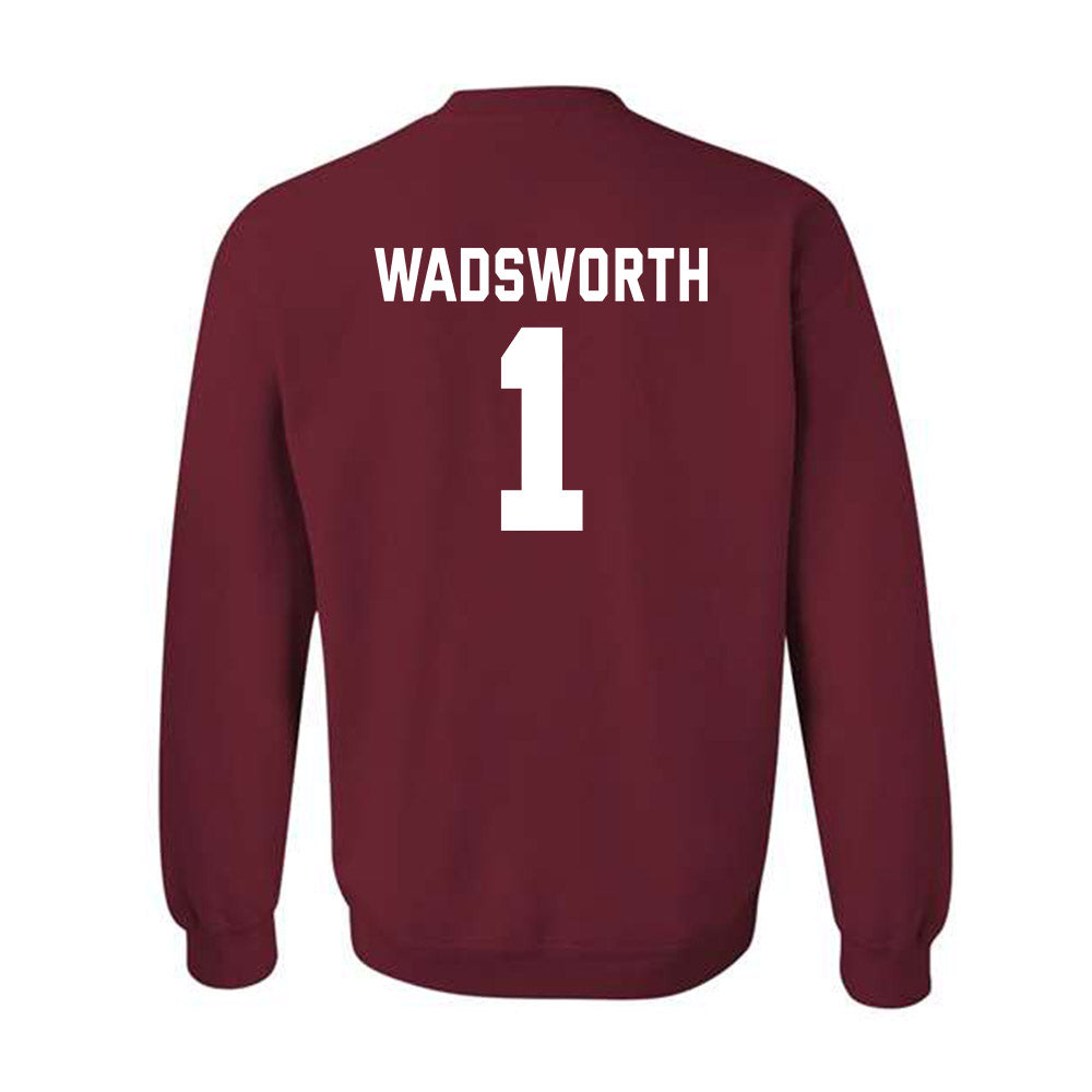 Alabama - NCAA Men's Basketball : Kari Wadsworth - Crewneck Sweatshirt-1