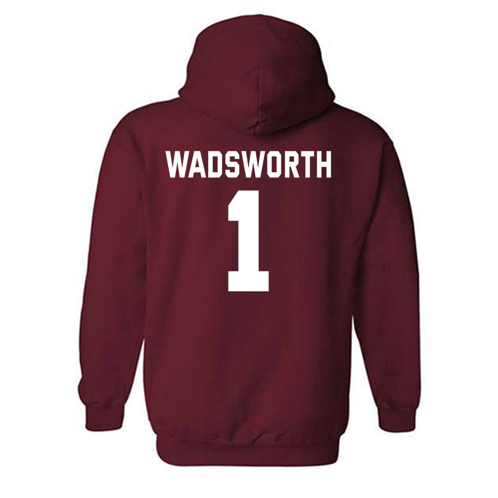Alabama - NCAA Men's Basketball : Kari Wadsworth - Hooded Sweatshirt-1