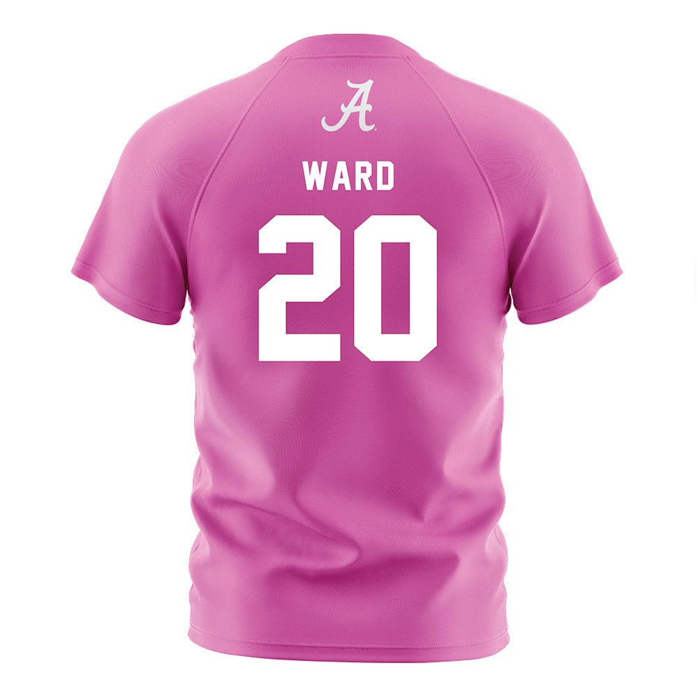 Alabama - NCAA Women's Soccer : Reece Ward - Pink Soccer Jersey-1