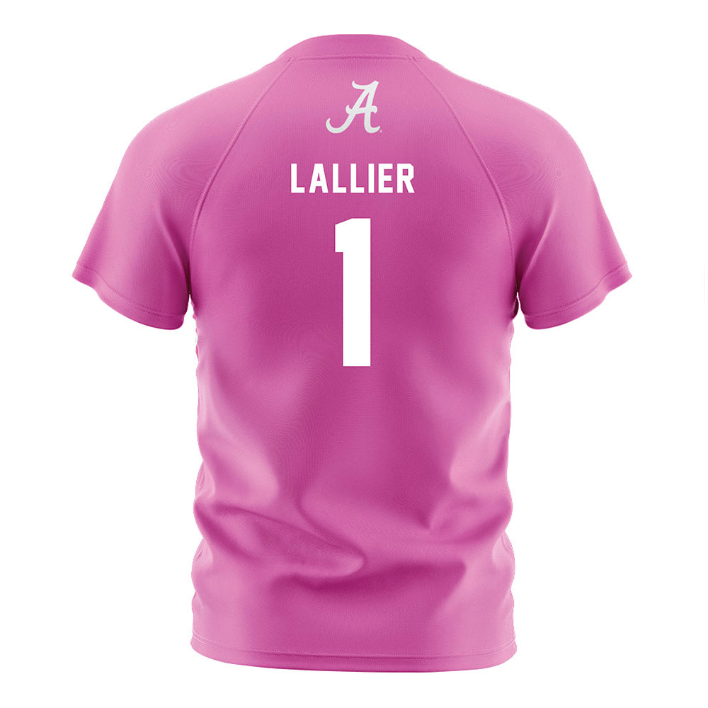 Alabama - NCAA Women's Soccer : Coralie Lallier - Pink Soccer Jersey-1