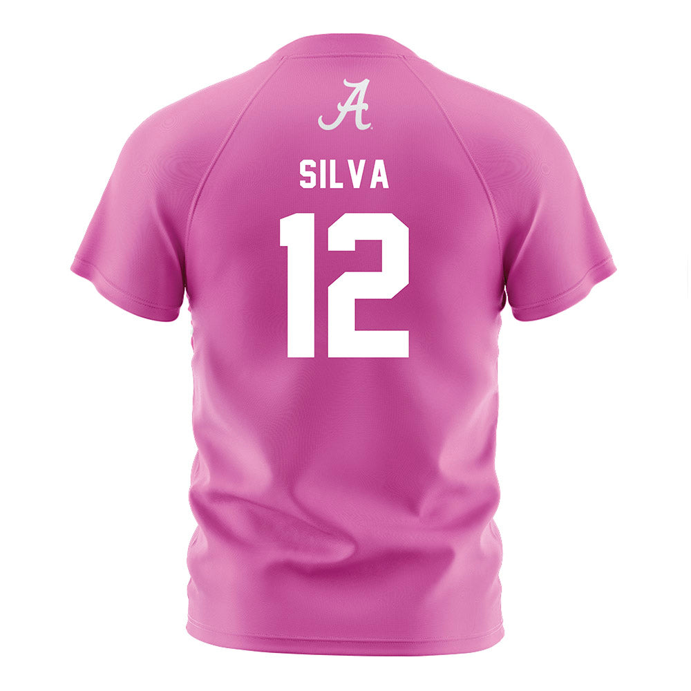 Alabama - NCAA Women's Soccer : Cameron Silva - Pink Soccer Jersey-1