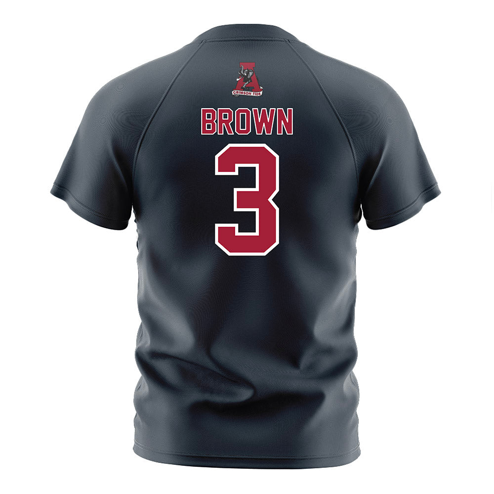Alabama - NCAA Women's Soccer : Avery Brown - Grey Soccer Jersey-1