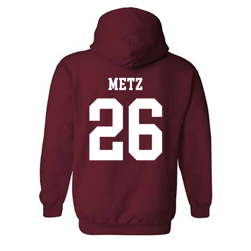 Alabama - NCAA Football : Luke Metz - Classic Shersey Hooded Sweatshirt-2
