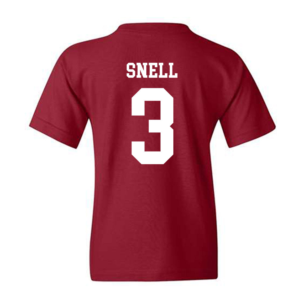 Alabama - NCAA Baseball : Kade Snell - Classic Shersey Youth T-Shirt-3