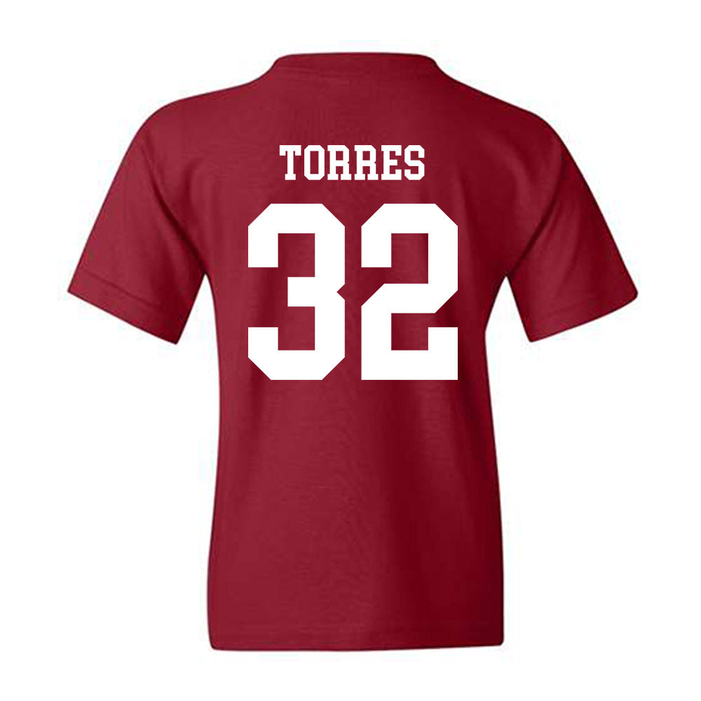 Alabama - NCAA Baseball : Jason Torres - Classic Shersey Youth T-Shirt-3
