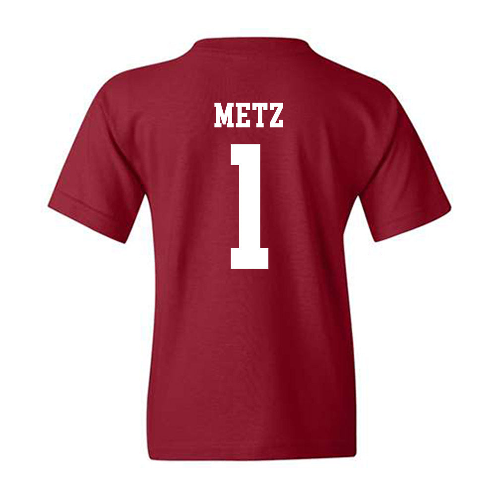 Alabama - NCAA Football : Luke Metz - Classic Shersey Youth T-Shirt-3