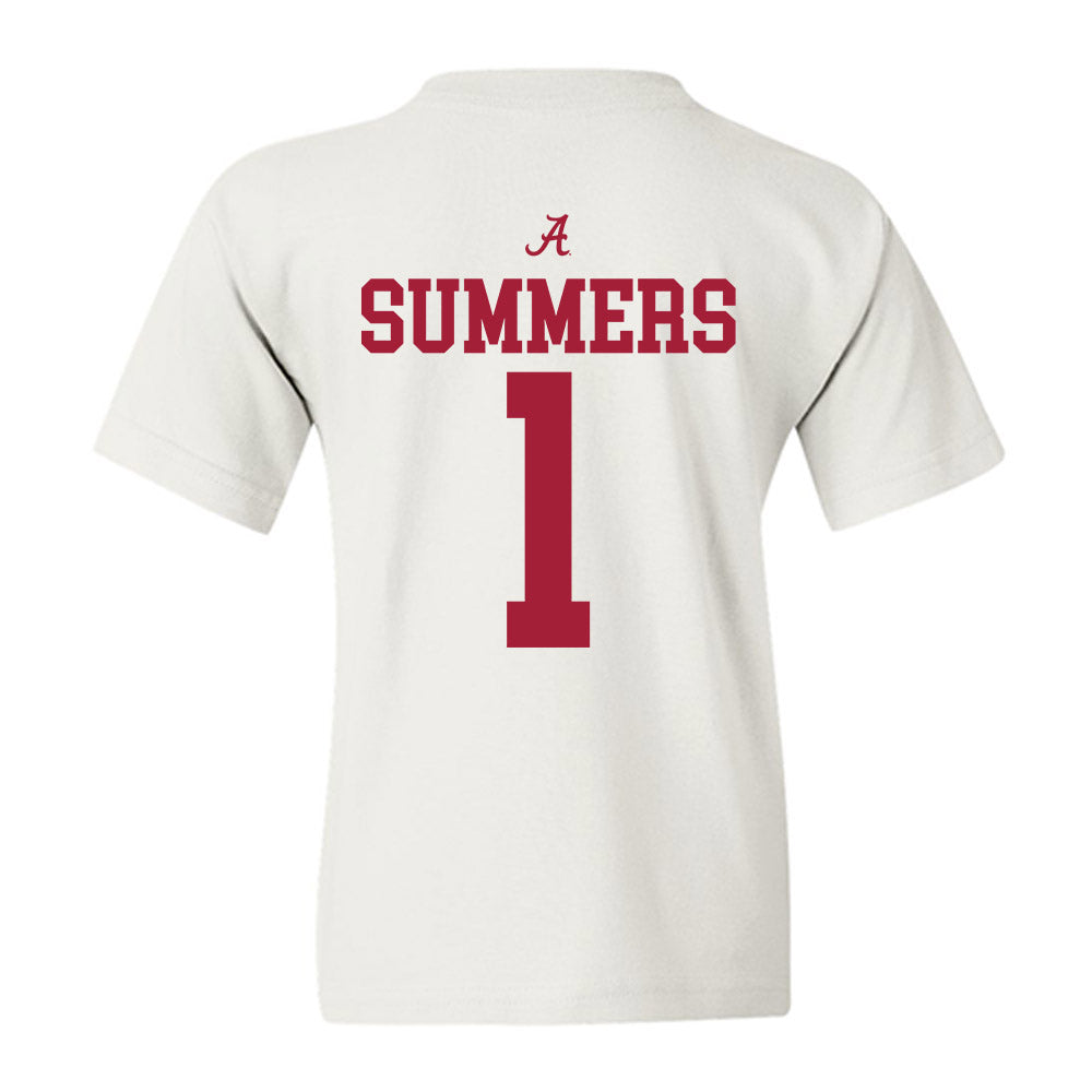 Alabama - NCAA Men's Basketball : Holly Summers - Youth T-Shirt-1