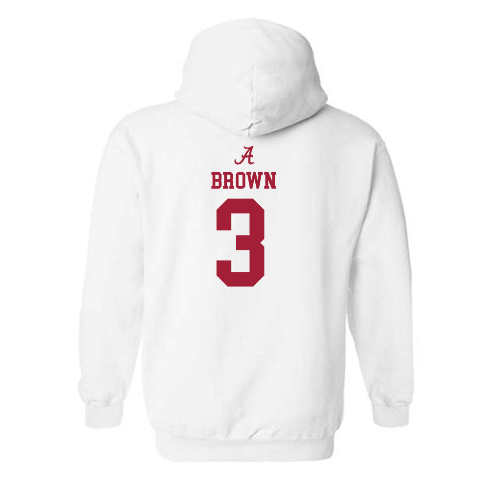 Alabama - NCAA Women's Soccer : Avery Brown - Classic Shersey Hooded Sweatshirt-3