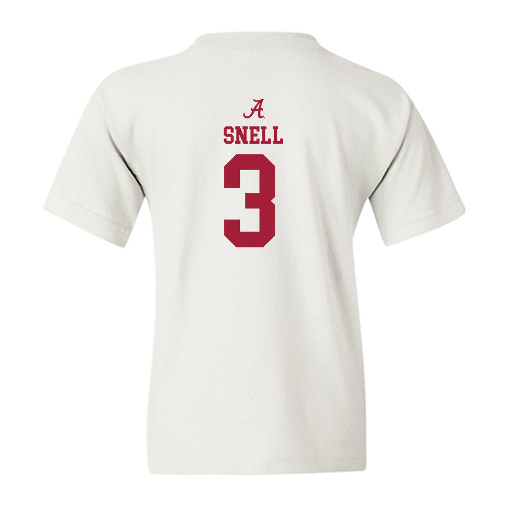 Alabama - NCAA Baseball : Kade Snell - Classic Shersey Youth T-Shirt-3
