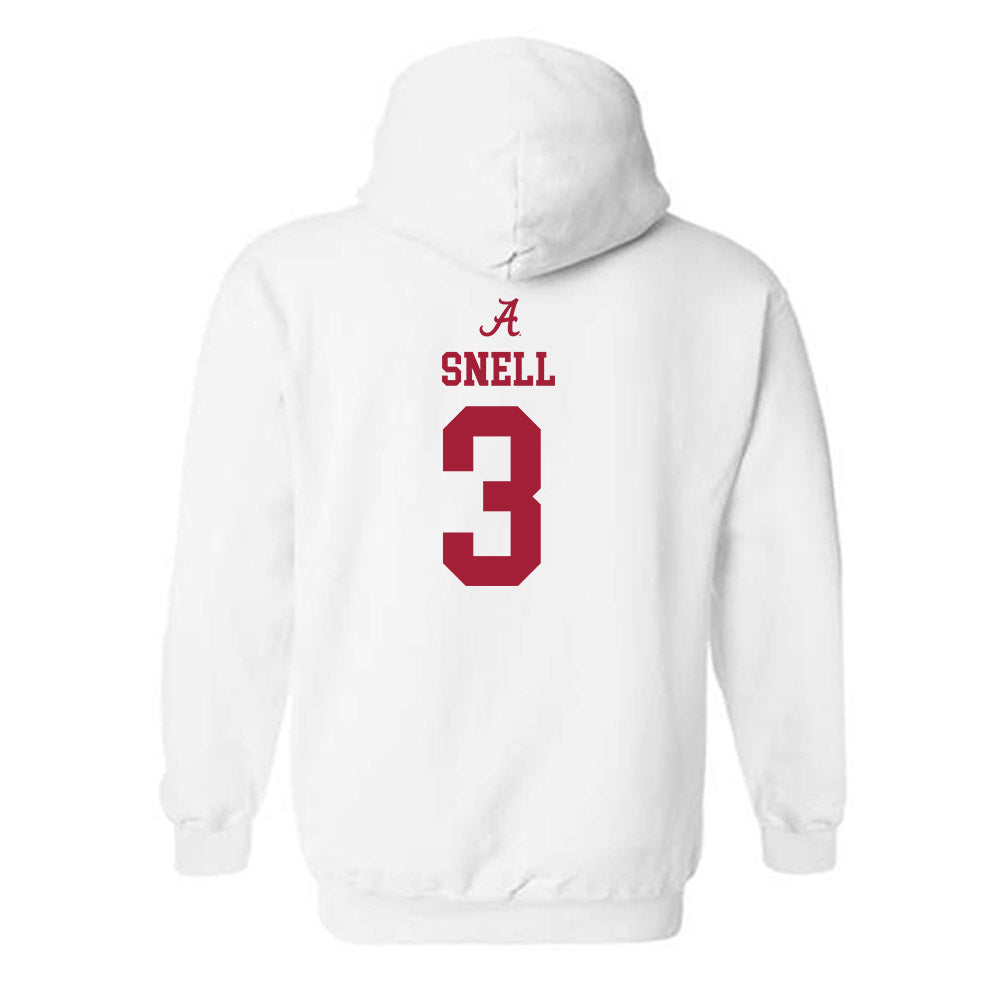 Alabama - NCAA Baseball : Kade Snell - Classic Shersey Hooded Sweatshirt-3