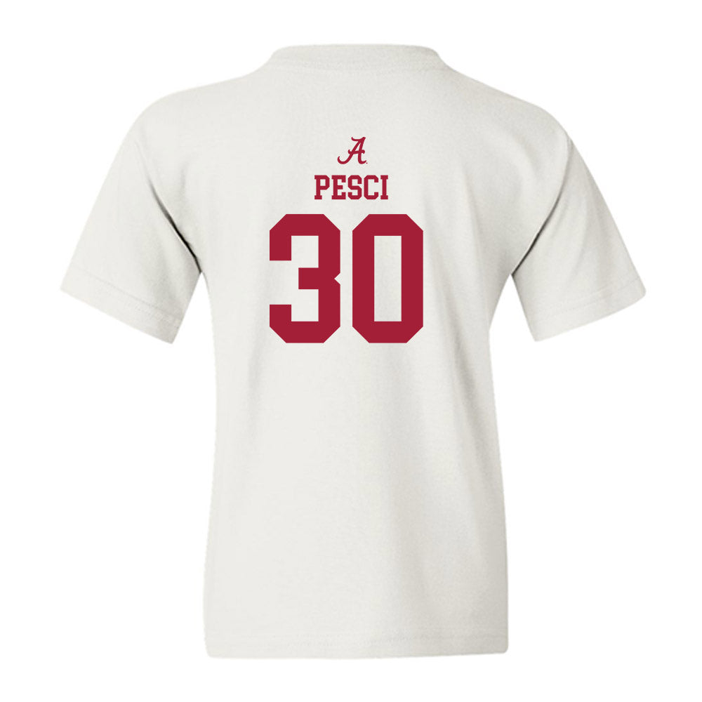 Alabama - NCAA Baseball : Anthony Pesci - Classic Shersey Youth T-Shirt-2