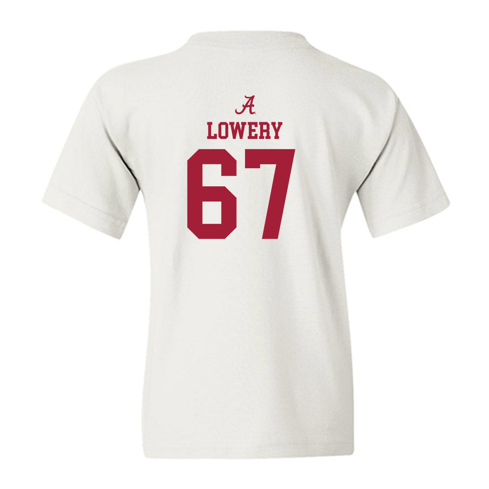 Alabama - NCAA Baseball : Egan Lowery - Classic Shersey Youth T-Shirt-2