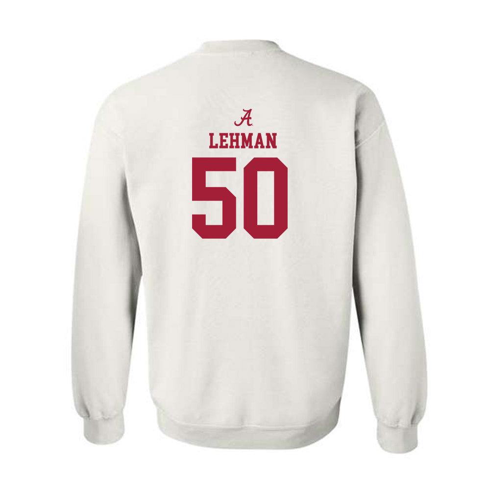 Alabama - NCAA Baseball : Connor Lehman - Classic Shersey Crewneck Sweatshirt-2