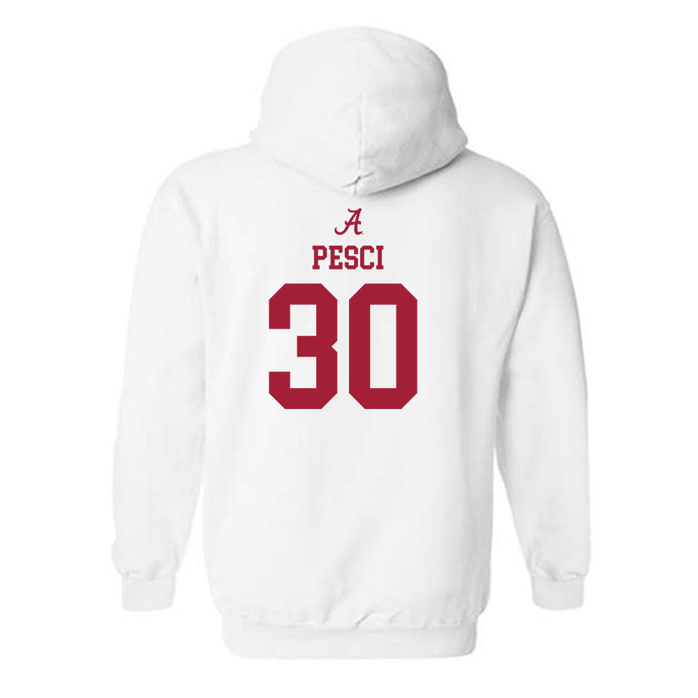 Alabama - NCAA Baseball : Anthony Pesci - Classic Shersey Hooded Sweatshirt-3