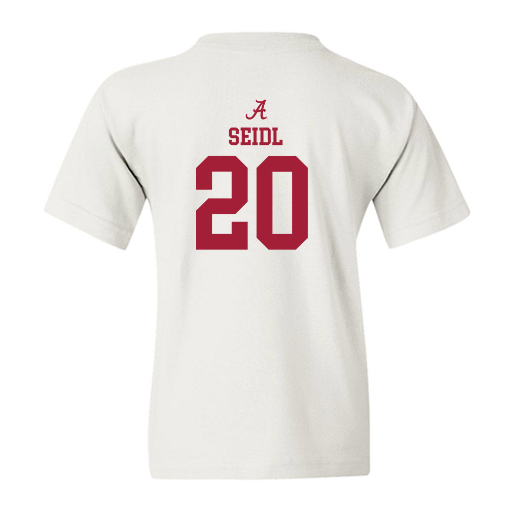 Alabama - Baseball Alumni : Tommy Seidl - Classic Shersey Youth T-Shirt-2