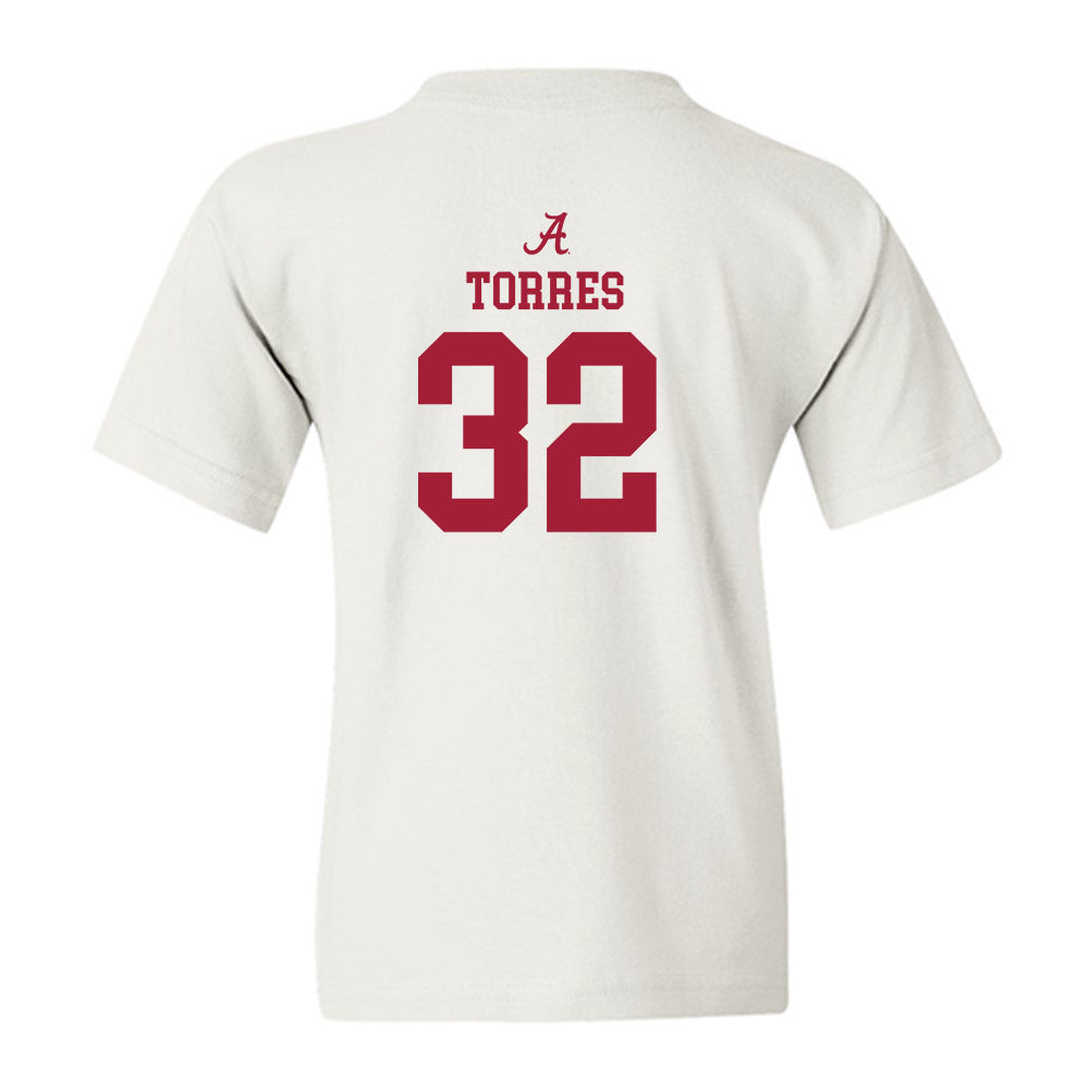 Alabama - NCAA Baseball : Jason Torres - Classic Shersey Youth T-Shirt-3