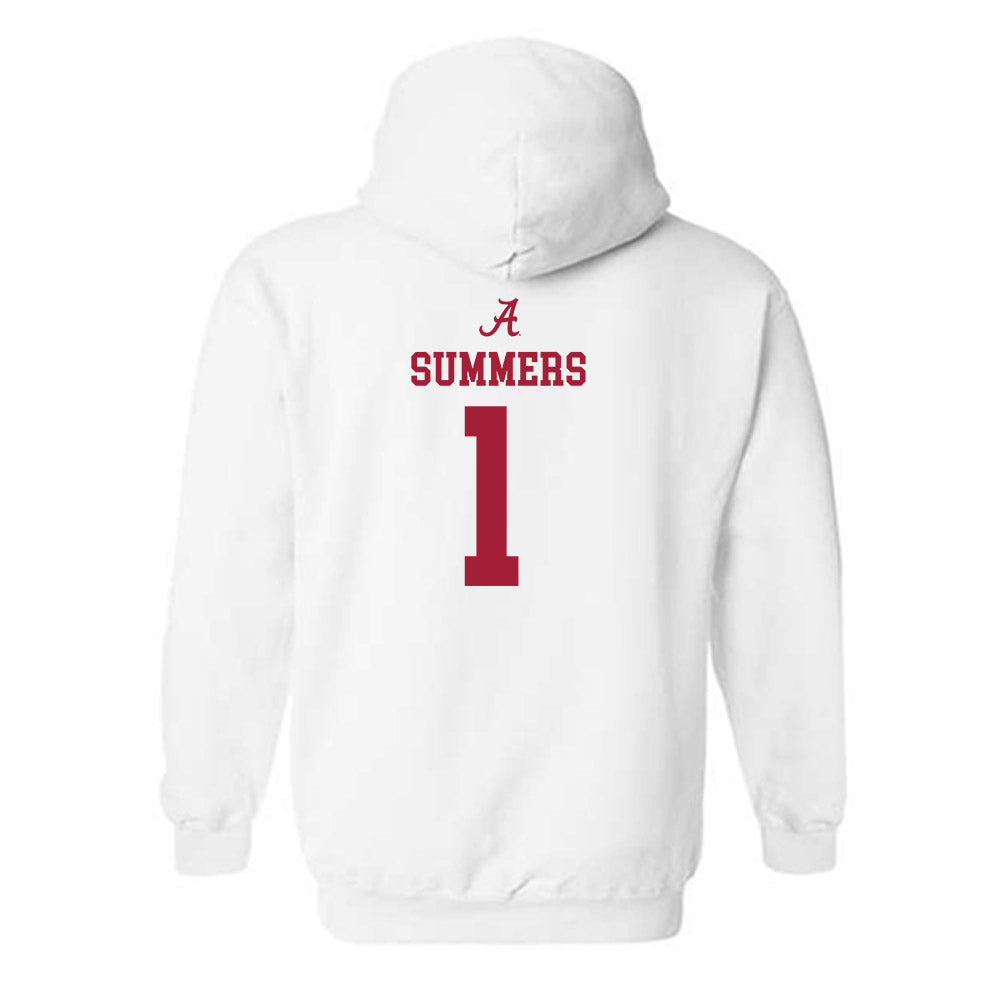 Alabama - NCAA Men's Basketball : Holly Summers - Classic Shersey Hooded Sweatshirt-3