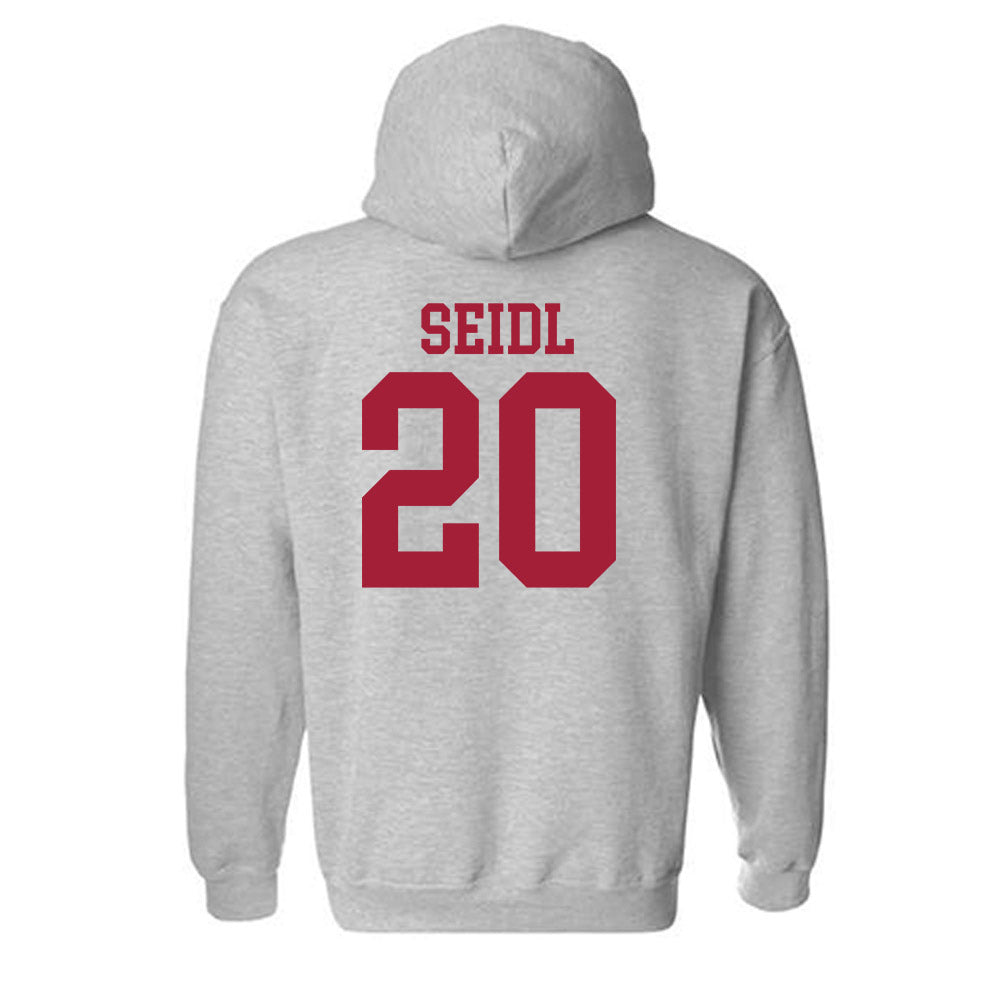 Alabama - Baseball Alumni : Tommy Seidl - Classic Shersey Hooded Sweatshirt-1