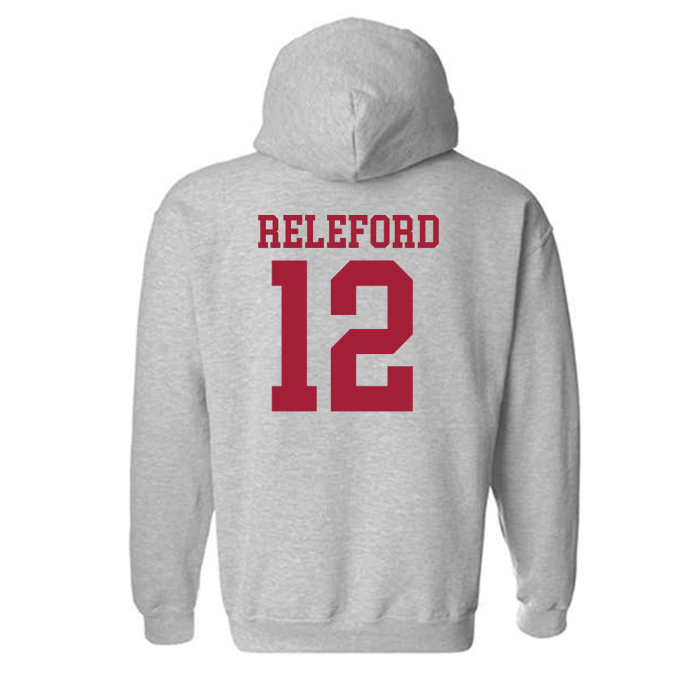Alabama - NCAA Men's Basketball : Trevor Releford - Classic Shersey Hooded Sweatshirt-3
