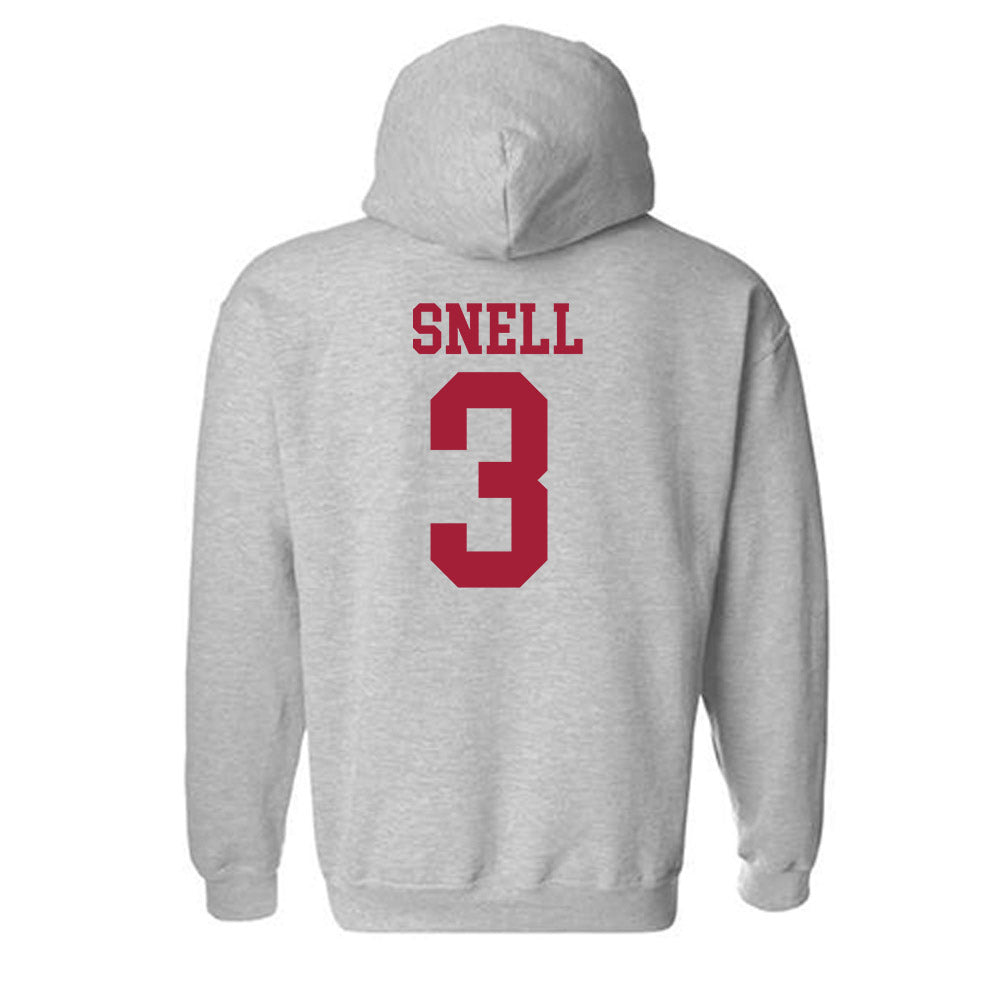 Alabama - NCAA Baseball : Kade Snell - Classic Shersey Hooded Sweatshirt-3
