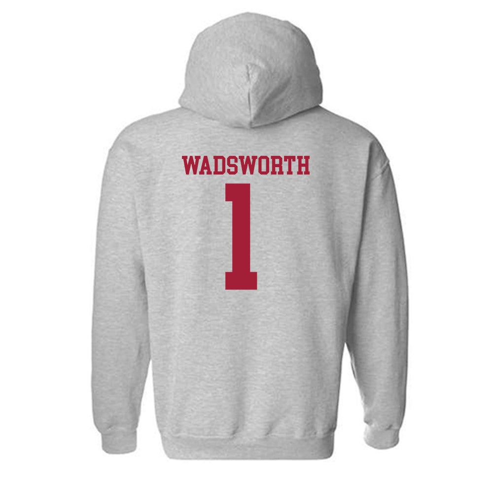 Alabama - NCAA Men's Basketball : Kari Wadsworth - Classic Shersey Hooded Sweatshirt-2