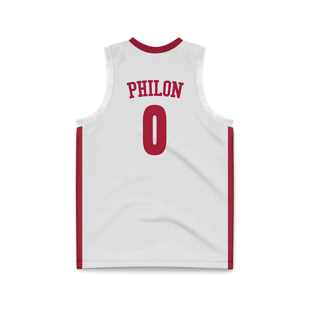 Alabama - NCAA Men's Basketball : Labaron Philon - White Basketball Jersey
