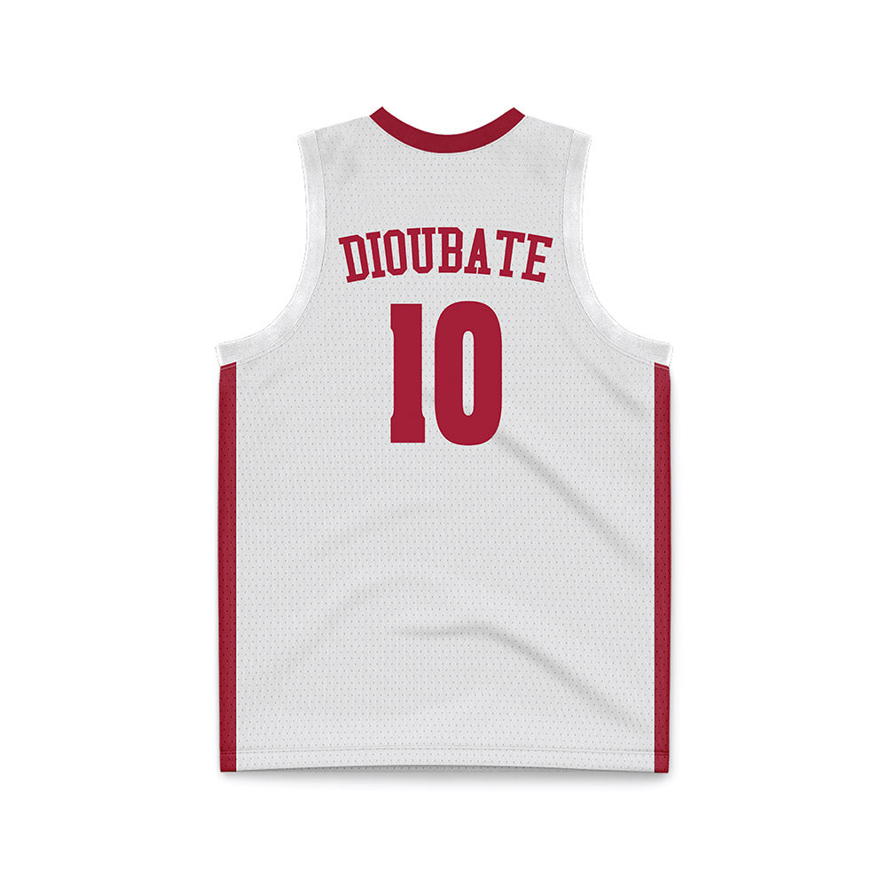 Alabama - NCAA Men's Basketball : Mouhamed Dioubate - White Basketball Jersey