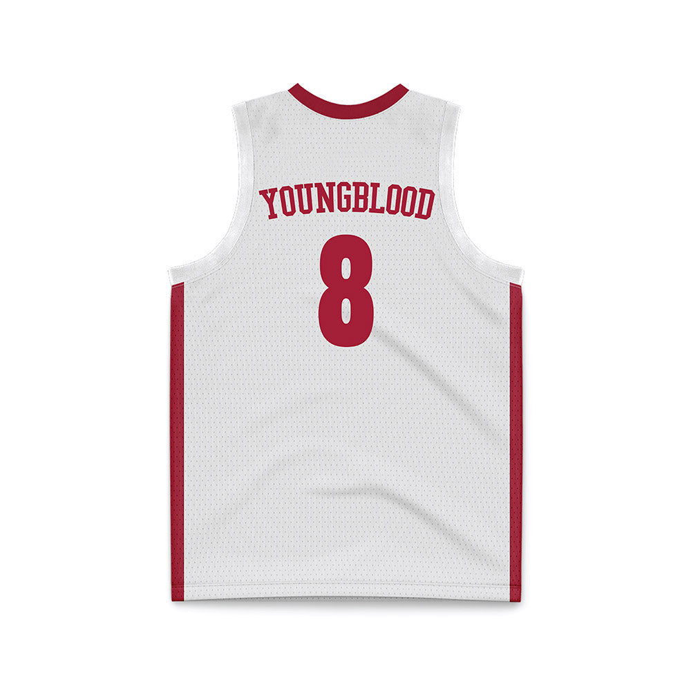 Alabama - NCAA Men's Basketball : Chris Youngblood - White Basketball Jersey