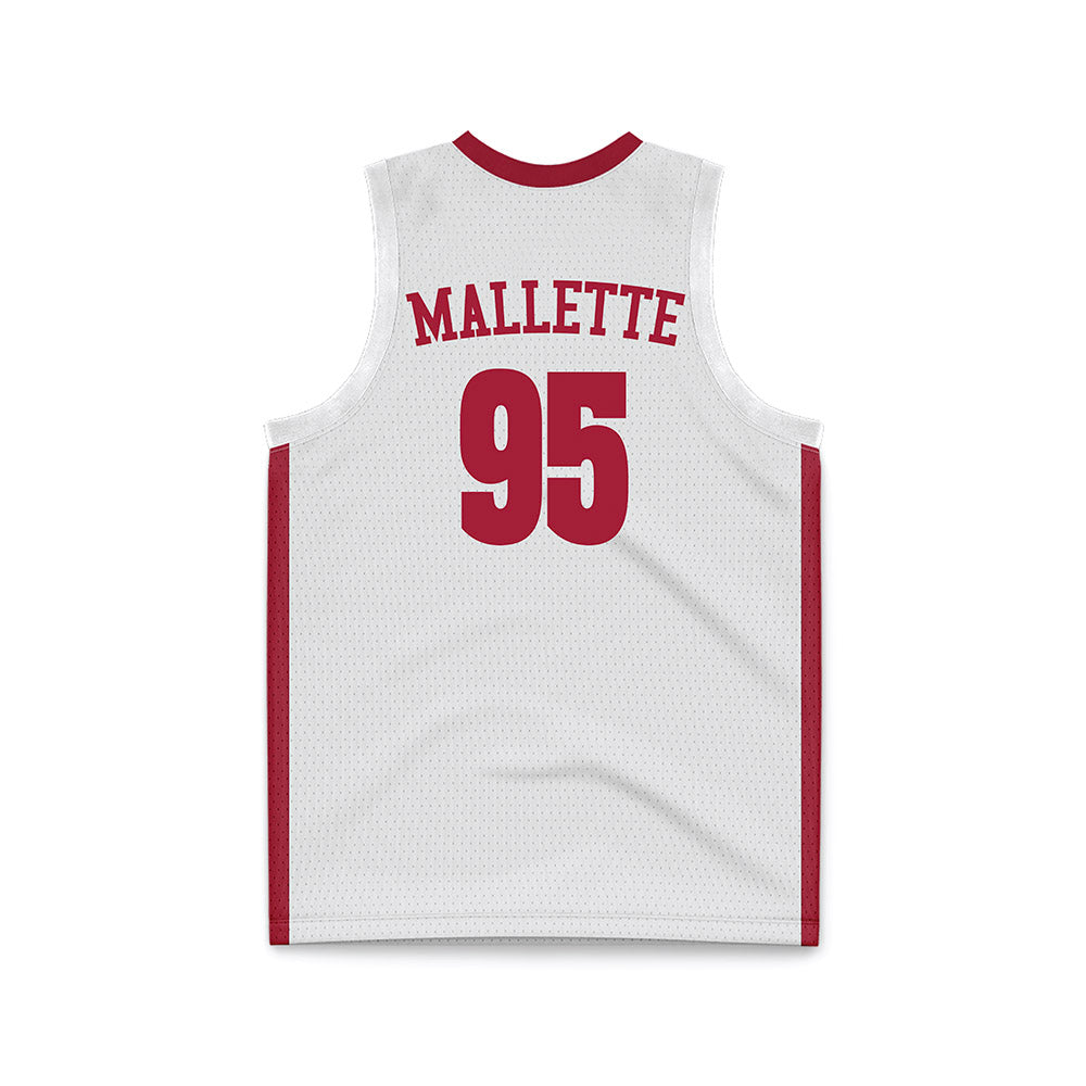 Alabama - NCAA Men's Basketball : Houston Mallette - White Basketball Jersey