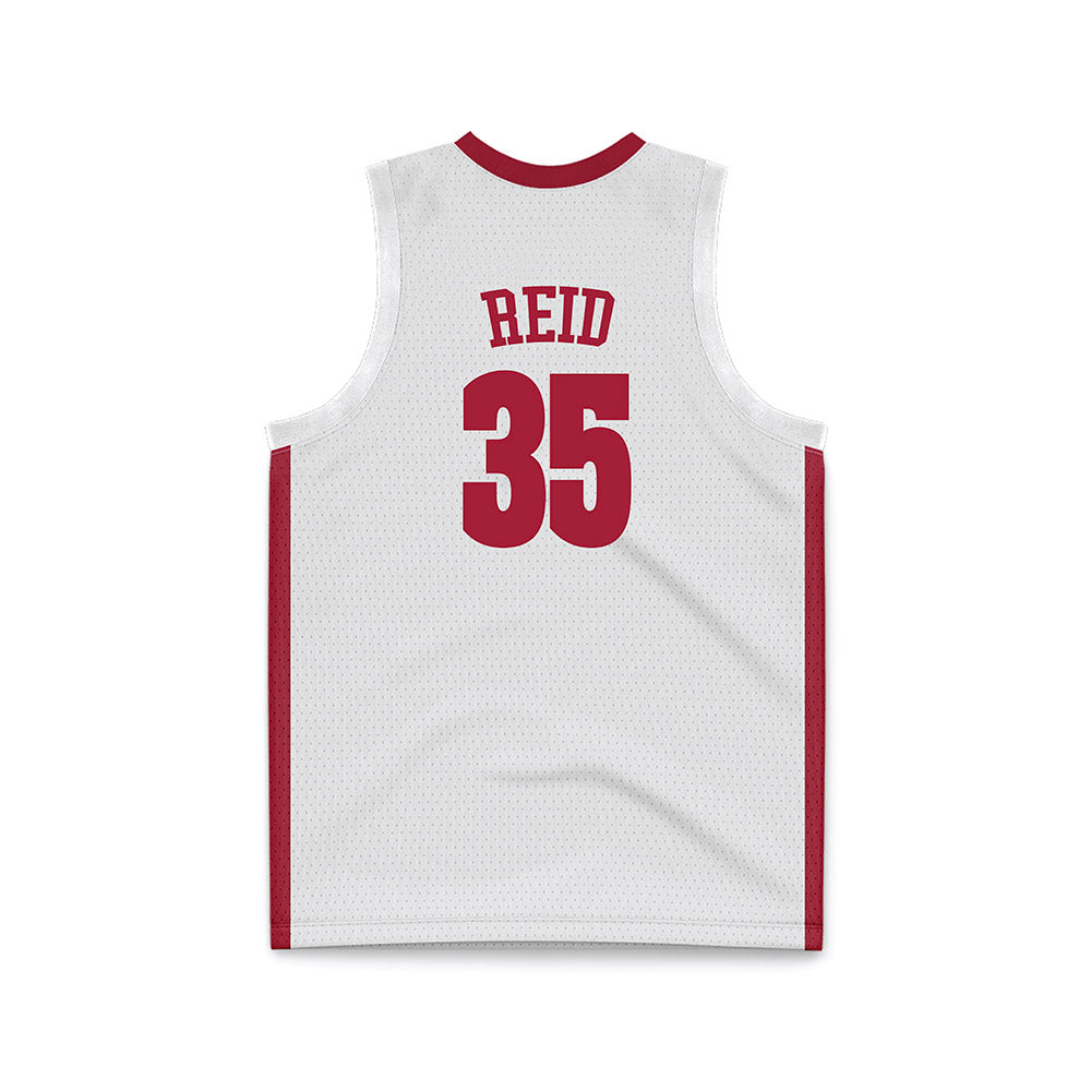 Alabama - NCAA Men's Basketball : Derrion Reid - White Basketball Jersey