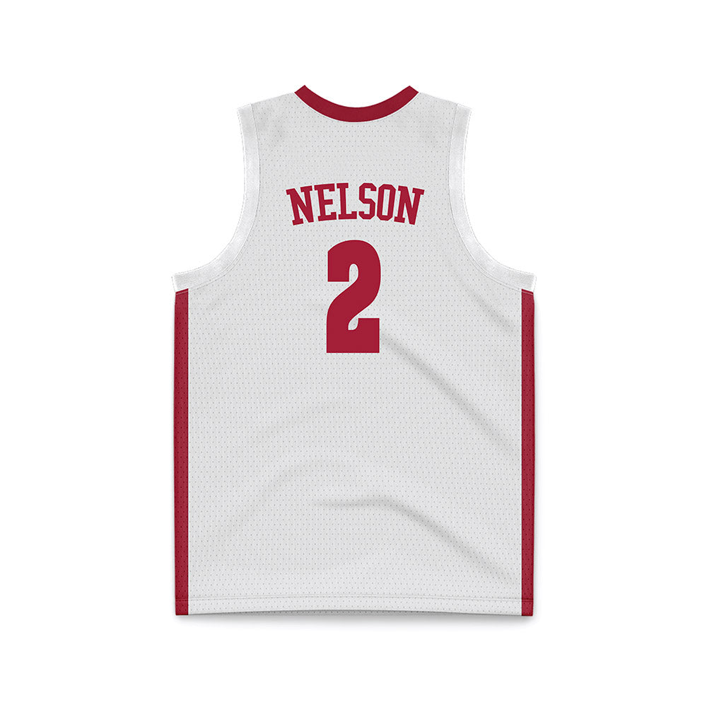 Alabama - NCAA Men's Basketball : Grant Nelson - White Basketball Jersey