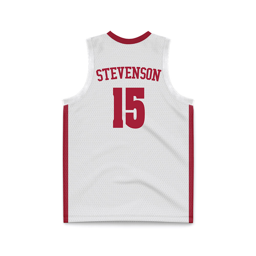Alabama - NCAA Men's Basketball : Jarin Stevenson - White Basketball Jersey