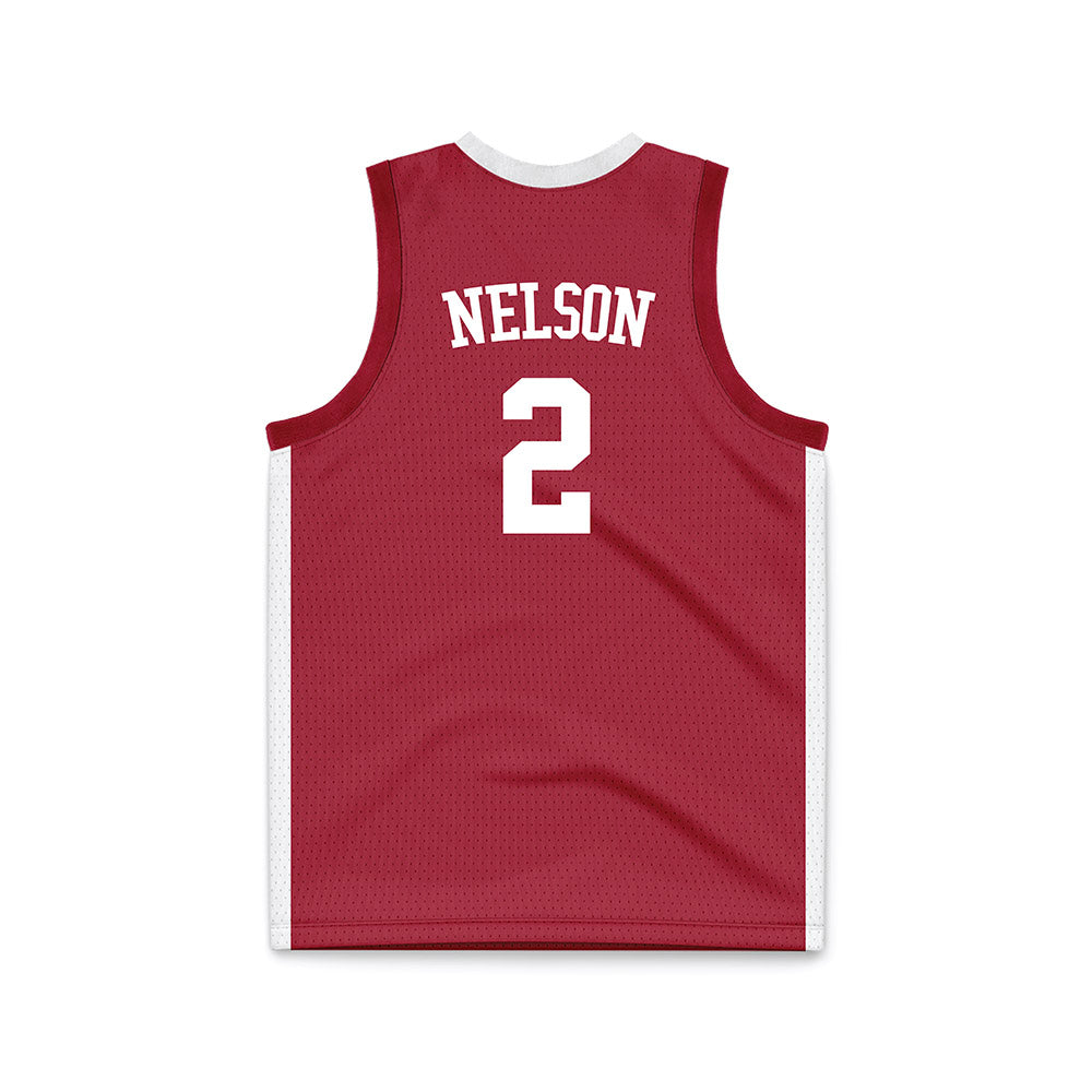 Alabama - NCAA Men's Basketball : Grant Nelson - Crimson Basketball Jersey