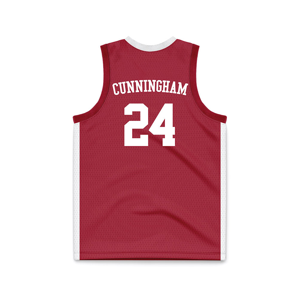 Alabama - NCAA Men's Basketball : Naas Cunningham - Crimson Basketball Jersey