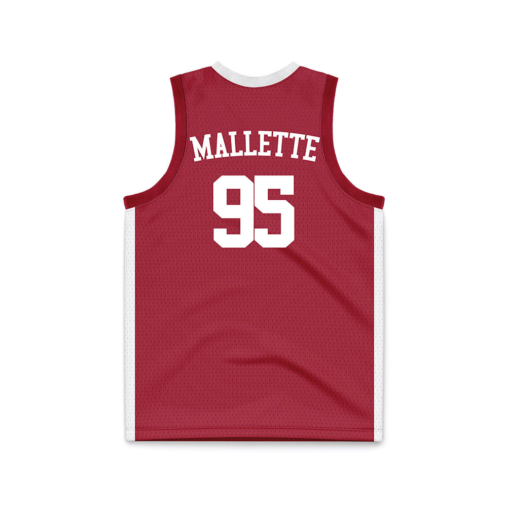 Alabama - NCAA Men's Basketball : Houston Mallette - Crimson Basketball Jersey